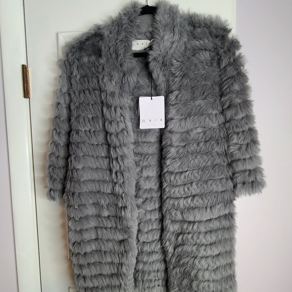 Gaia Life Faux Fur Grey Jacket